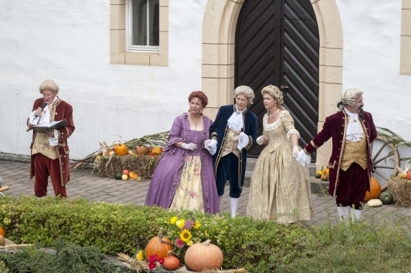 Schlosstanzgruppe Winnenden Barock Tanz Rokoko württembergischer Hof Herzog Carl Eugen