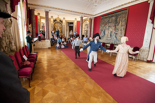 Schlosstanzgruppe Winnenden Barock Tanz Rokoko württembergischer Hof Herzog Carl Eugen