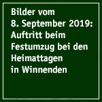 Auftritt bei den Heimattagen 2019 in Winnenden